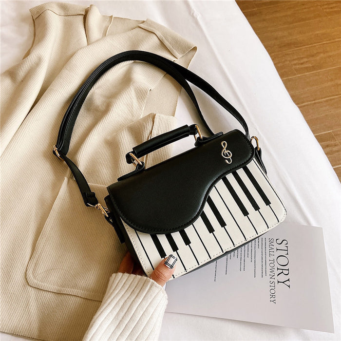 CL1223 - Cute Piano Pattern Shoulder Bag