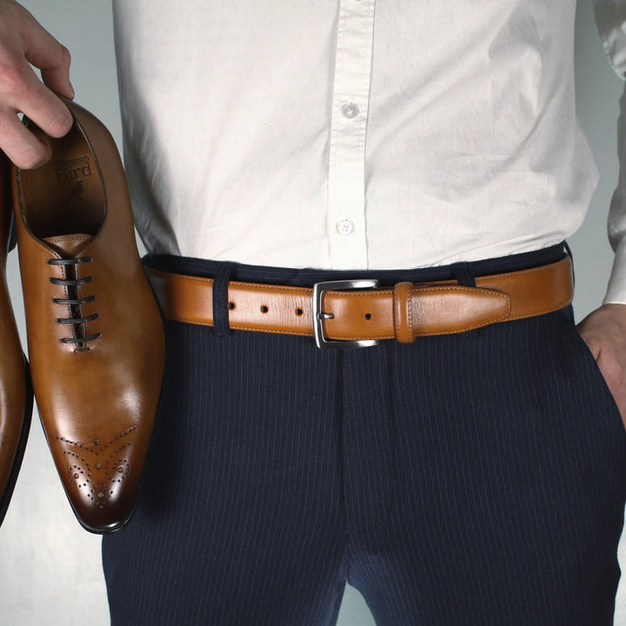 Leather Belt Light Tan