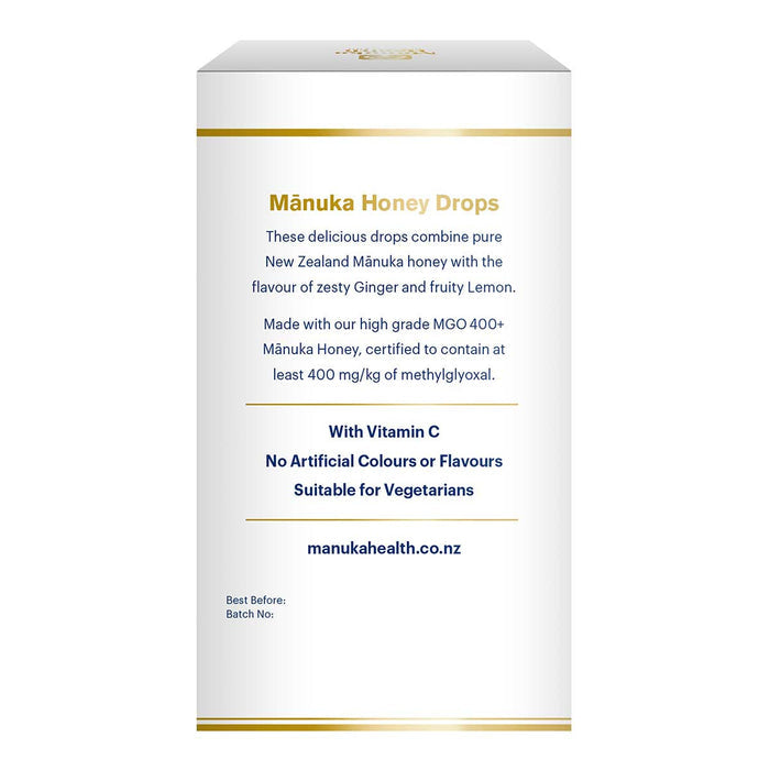 Manuka Health Manuka Honey Drops - Ginger & Lemon _2