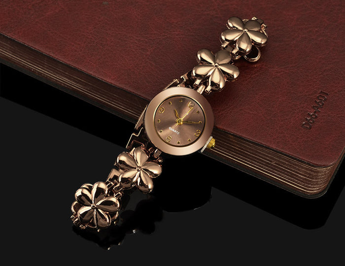 W3898 - Korean Five Leaf Clover Watch