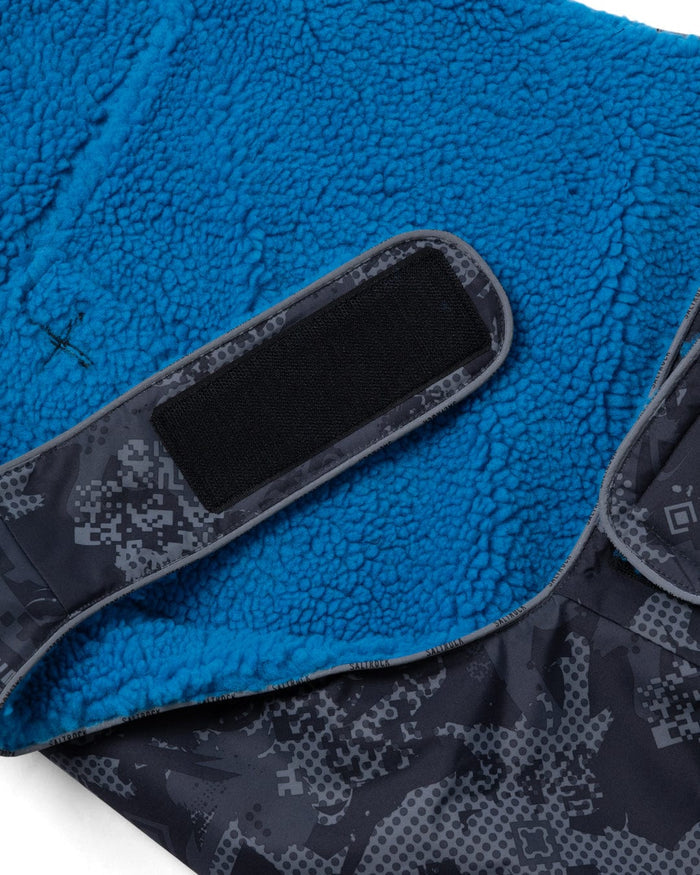 Waga Pro Digi Camo Water Resistant Padded Dog Jacket in Black