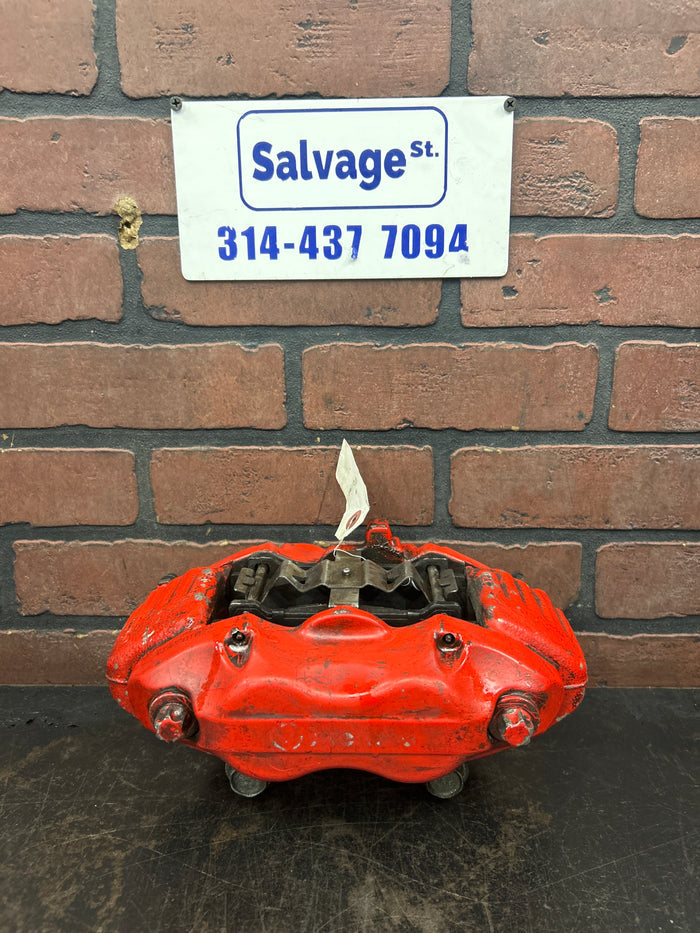 05-23 CHALLENGER CHARGER 300 SRT8 BREMBO BRAKE CALIPER FRONT DRIVER LEFT RED