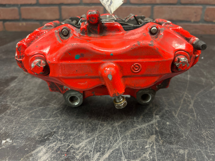 05-23 CHALLENGER CHARGER 300 SRT8 BREMBO BRAKE CALIPER FRONT DRIVER LEFT RED