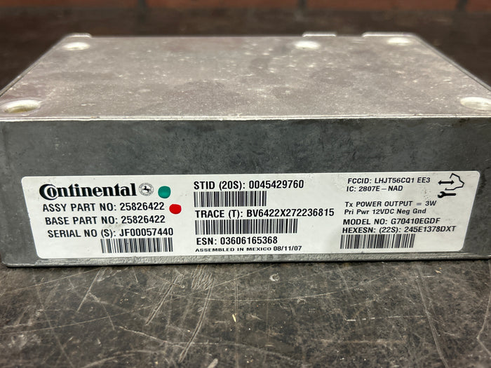 06-10 Pontiac Solstice/Saturn Sky Onstar Communication Navigation Control Module