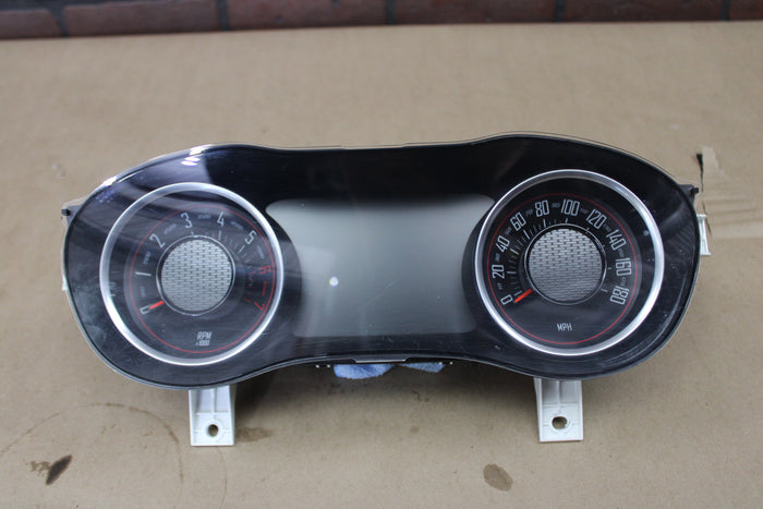 16 Challenger Scat Pack Gauge Cluster Speedometer 180mph w/ Bezel 68281040AC 80k