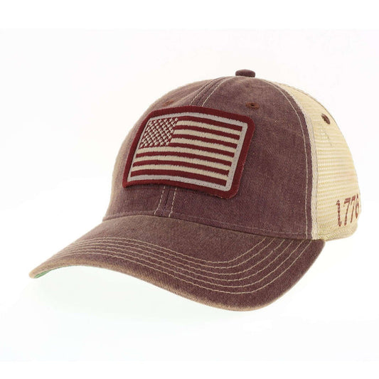 1776  Old Favorite Hat Vintage Burgundy - The Flag Shirt