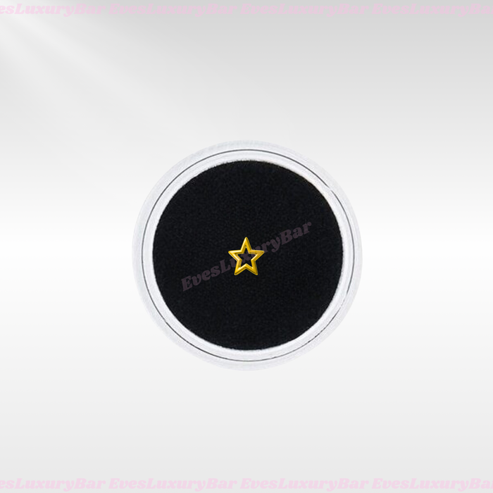 18K GOLD CHARM HOLLOW STAR