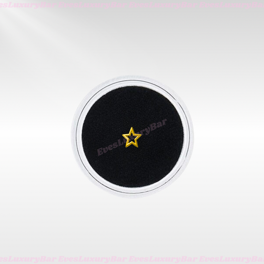 18K GOLD CHARM HOLLOW STAR