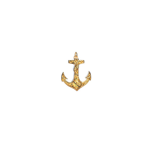 18k Vermeil over Sterling Silver Anchor Charm