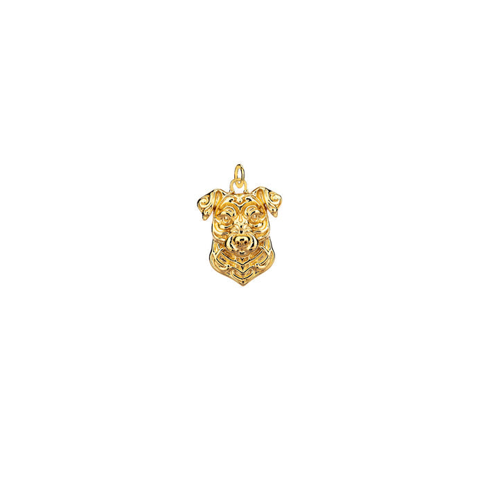 18k Vermeil over Sterling Silver Dog Charm