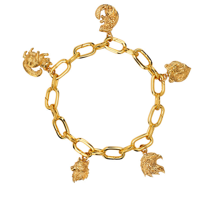 18k Vermeil over Sterling Silver Eagle Charm