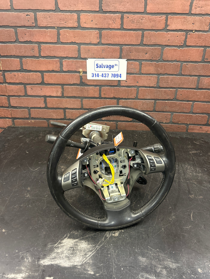 2006-2009 Pontiac Solstice Steering Wheel and Column W/ Cruise Controls Switches