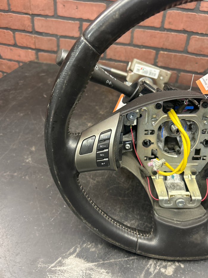 2006-2009 Pontiac Solstice Steering Wheel and Column W/ Cruise Controls Switches