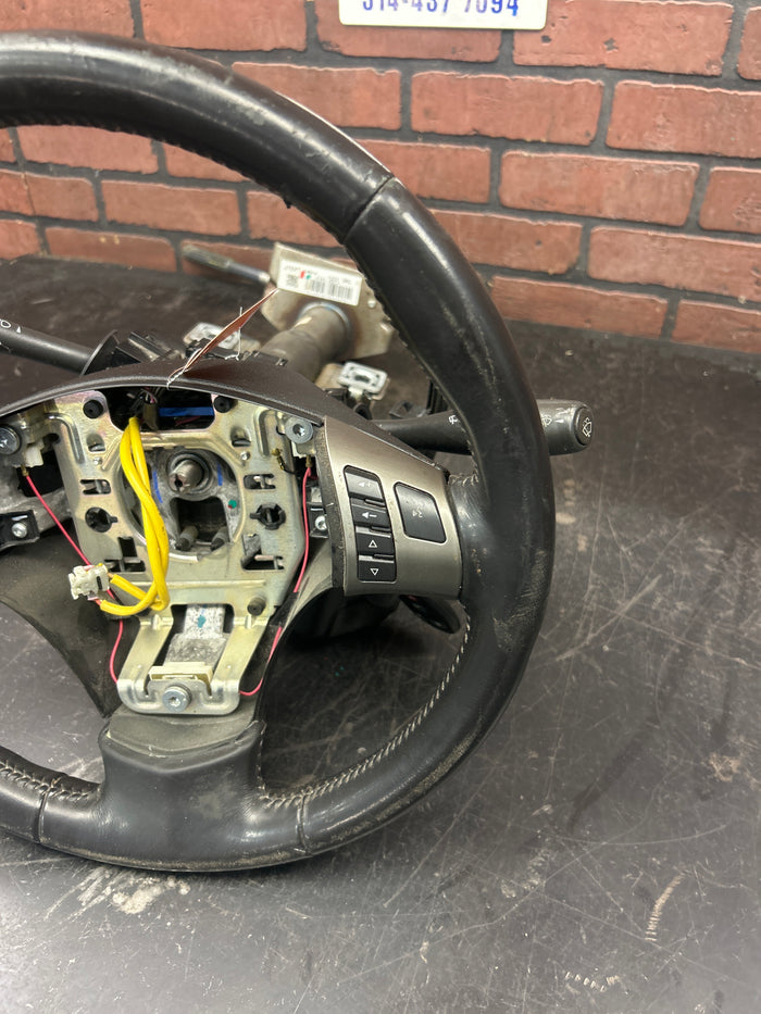 2006-2009 Pontiac Solstice Steering Wheel and Column W/ Cruise Controls Switches
