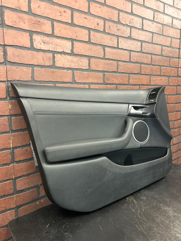 2008-2009 Pontiac G8 GT Black Leather Front Driver LH Inside Door Trim Panel OEM
