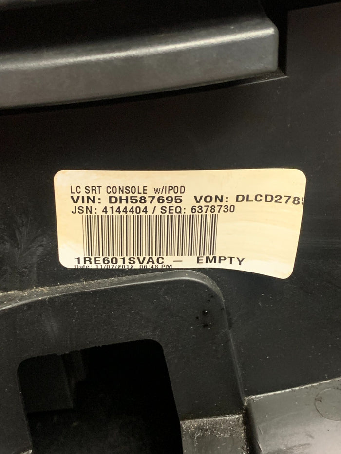 2008-2014 Dodge Challenger Floor Center Console Assembly w/ Armrest OEM