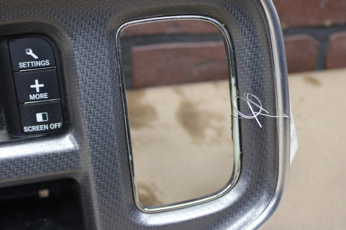 2011-2015 Dodge Charger Center Dash Speedometer Cluster Radio Trim Bezel OEM