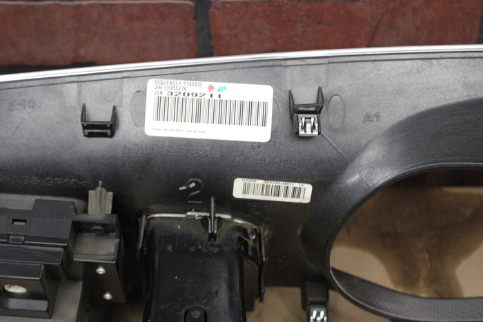 2011-2015 Dodge Charger Center Dash Speedometer Cluster Radio Trim Bezel OEM