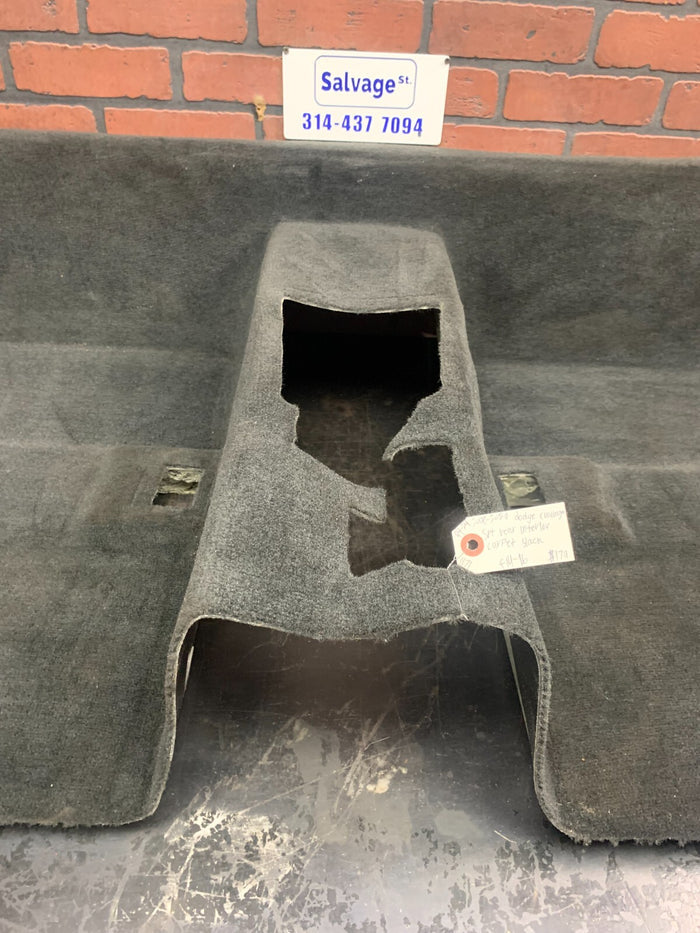 2012-2014 Dodge Challenger SRT Rear Interior Floor Carpet Black OEM 1QR29XDVAC