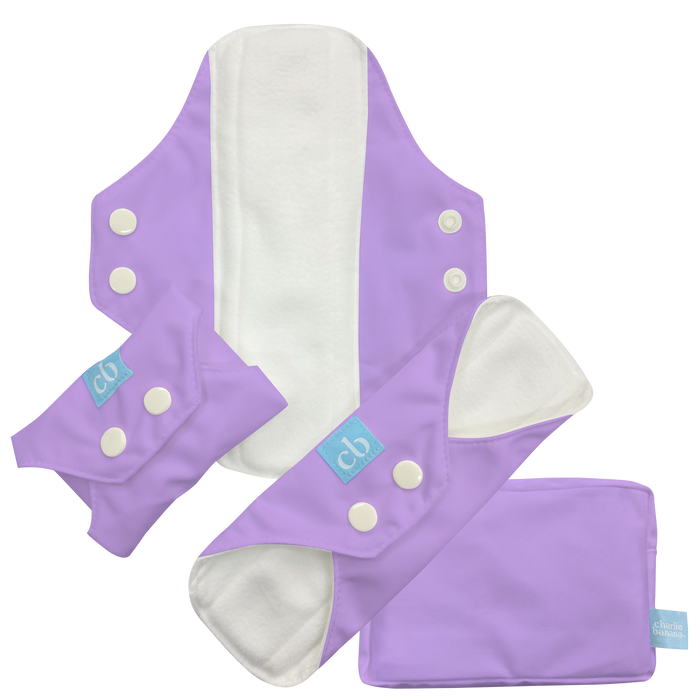 3 Feminine Pads - Lavender