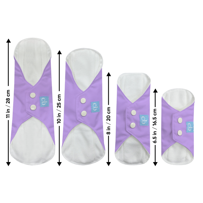 3 Feminine Pads - Lavender