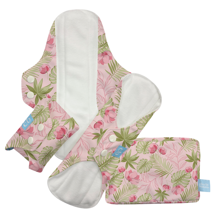 3 Feminine Pads - Pink Forest