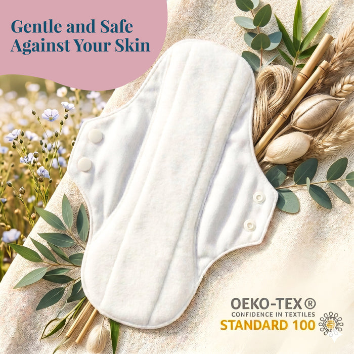 3 Feminine Pads - White