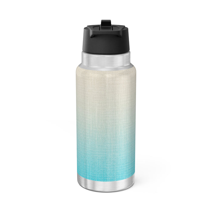 32oz Beach Volleyball Tumbler — Palm Tree Gator Design