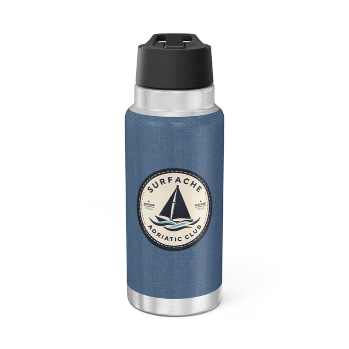 32oz Nautical Stainless Tumbler — Surfache Adriatic Club Sailboat Travel Bottle