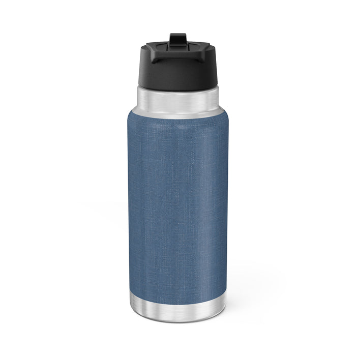 32oz Wave Stainless Tumbler — Coastal Blue Insulated Water Bottle