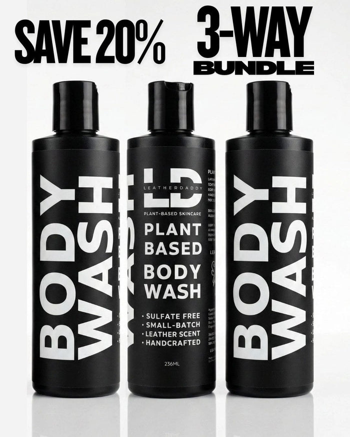 3Way Body Wash Bundle — Save 20% | LeatherDaddy®