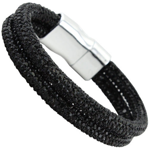 4506 - Crystal Bracelet - Black