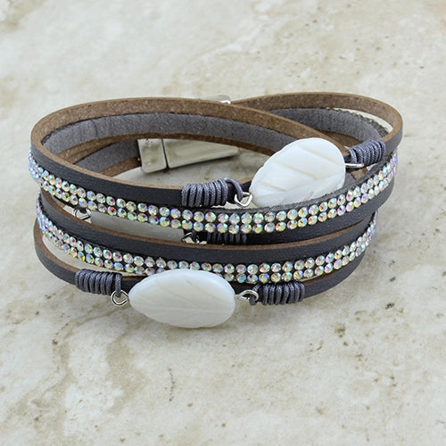 4510 - Wrap Bracelet - Grey
