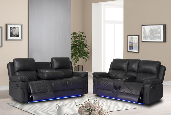 6001-GRAY RECLINER