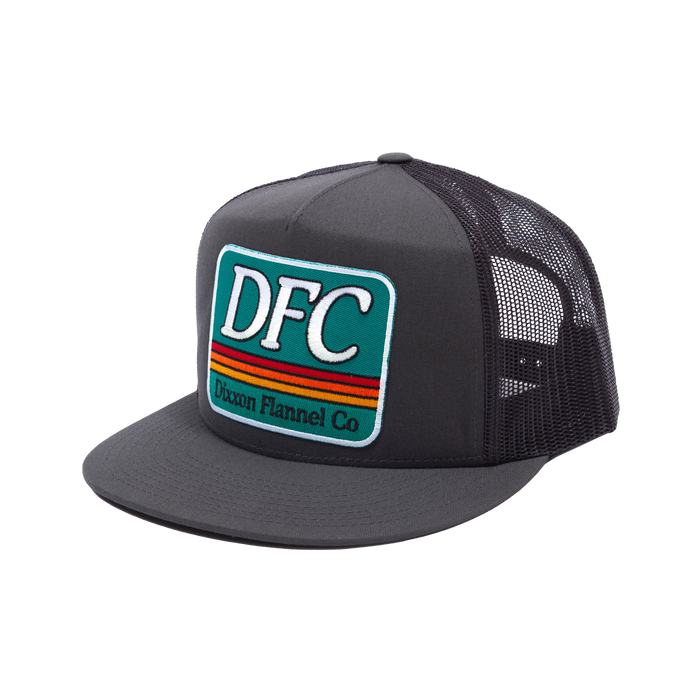 70s Steeze Trucker Snapback - Charcoal | Dixxon Flannel Co.