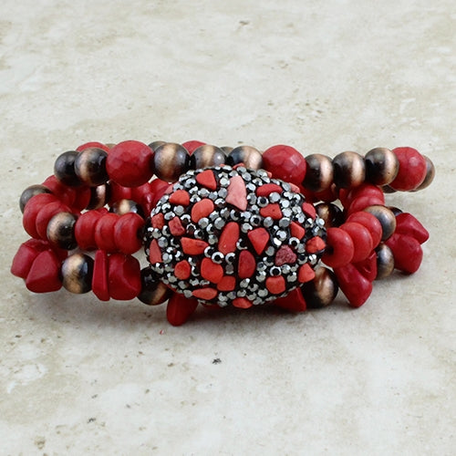 74679 - Stacked Turquoise Bracelet