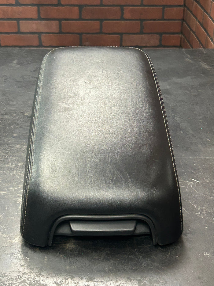 11-23 Dodge Charger Chrysler 300 Center Console Leather Black Armrest Lid OEM