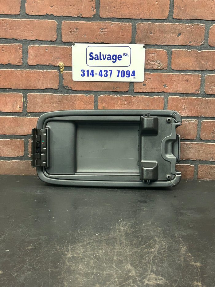 11-23 Dodge Charger Chrysler 300 Center Console Leather Black Armrest Lid OEM