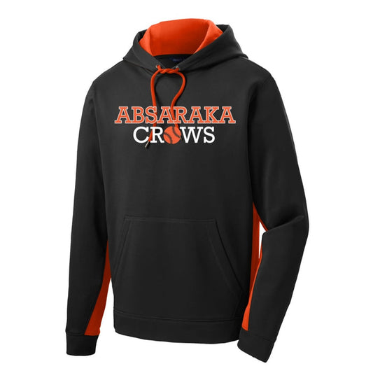 Absaraka Crows Sport Tek Drifit Hoodie~
