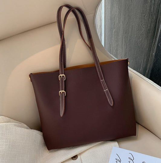 CL1289 - Classic Tote Dark Brown  Women's Bag