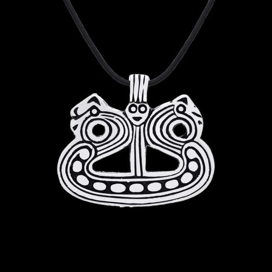 vkngjewelry Pendant Drakkar Longship Sterling Silver Pendant