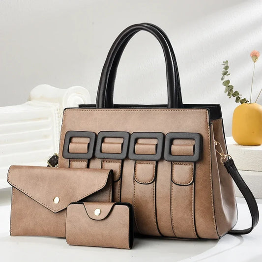 H1863 - Punk Style Women's Handbag Set