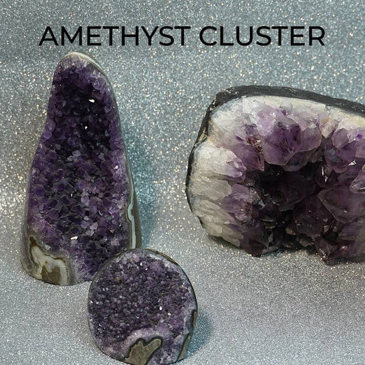 Natural Amethyst Clusters – Multiple Sizes Available