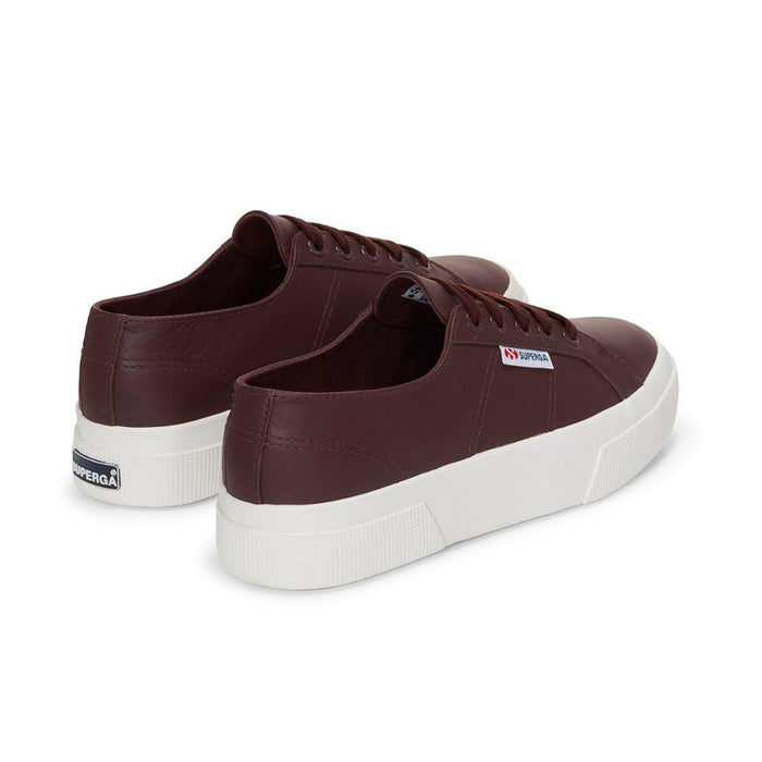 Zapatilla 2740 Platform Nappa Brown Dark F Avorio
