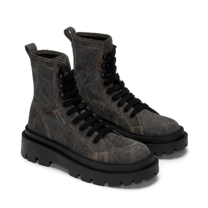 Zapatilla 3051 Alpina Apex High Black Bristol Beige Gardenia