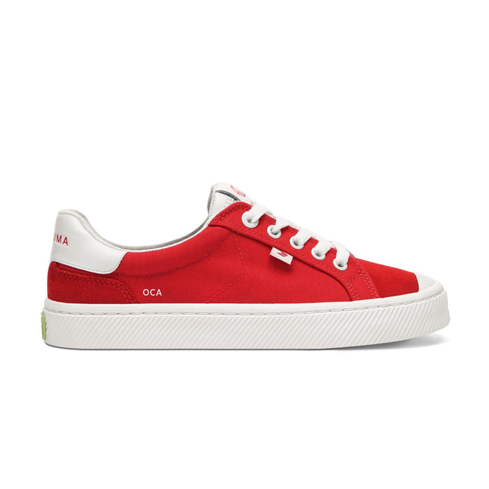 Zapatilla Cariuma Unisex OCA Nylon Suede Scarlet Red