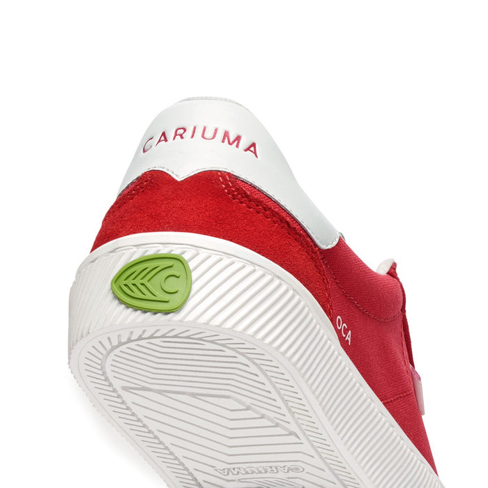 Zapatilla Cariuma Unisex OCA Nylon Suede Scarlet Red