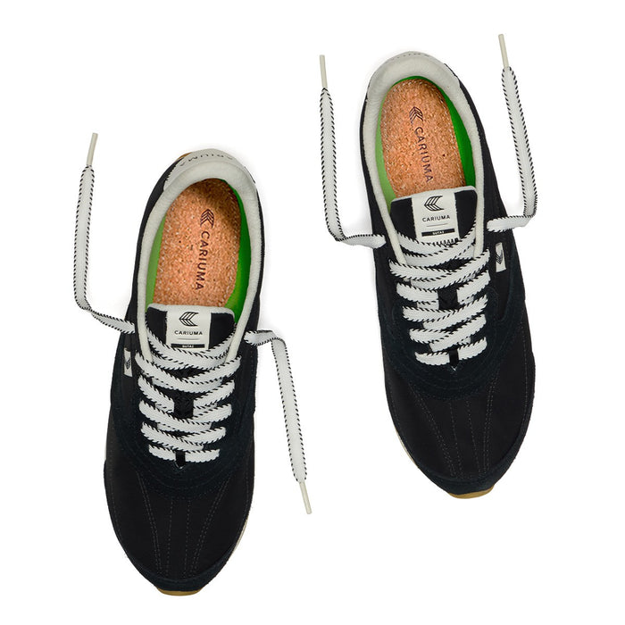 Zapatilla Cariuma Women SUTAI Nylon Suede Gum Black