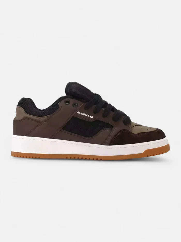 Zapatillas Amerika SB Ruka Marrón Negro