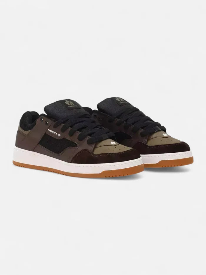 Zapatillas Amerika SB Ruka Marrón Negro